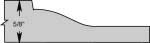 CB PANEL RAISING KNIVES CCW ROT  5/8" THICK PANEL